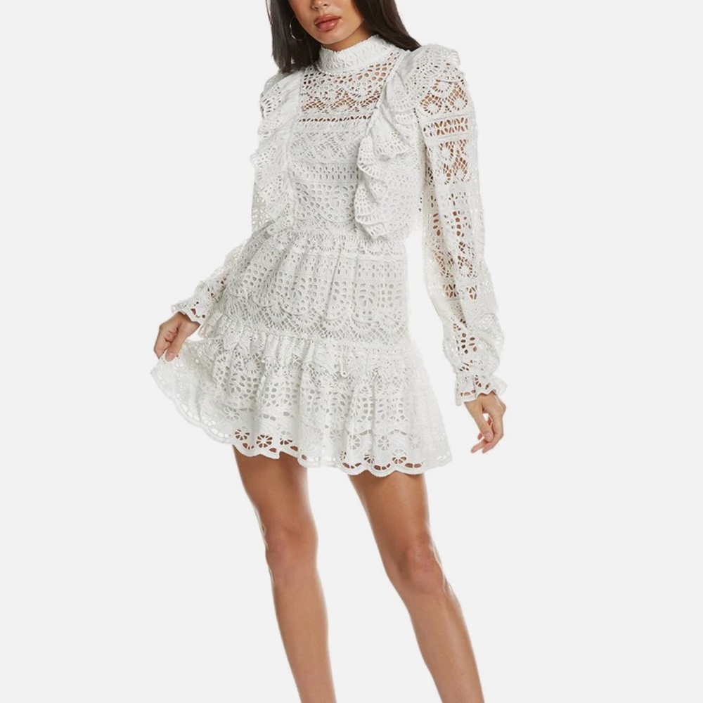 Sea Dress Lace Minidress
